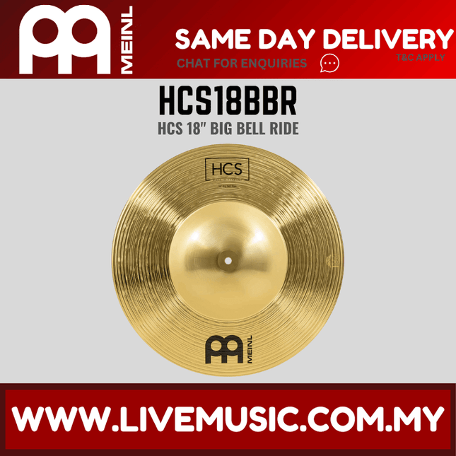 Meinl HCS18BBR 18" HCS Big Bell Ride Cymbal