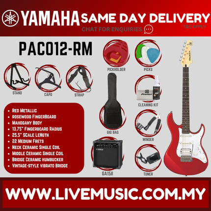 Yamaha PAC012 Pacifica Electric Guitar w/Accessories - ( PAC 012 / PAC-012 )