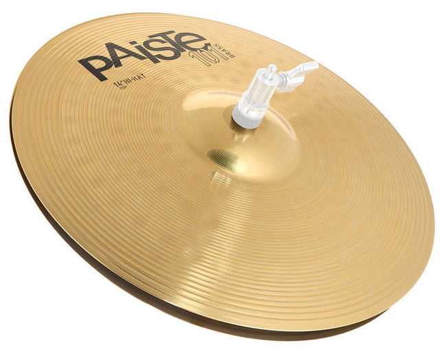 Paiste 14" 101 Brass Hi-Hat Cymbals - 14 inch (Pair)