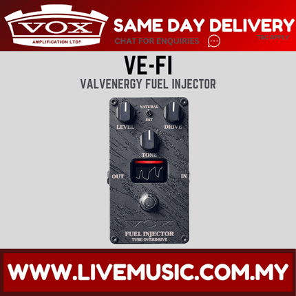 Vox VE-FI Valvenergy Fuel Injector Overdrive Pedal (VE FI VEFI)