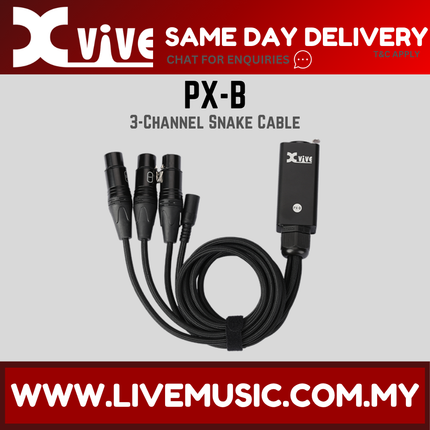 Xvive Audio PXB 3-Channel Snake (PX-B PX B)