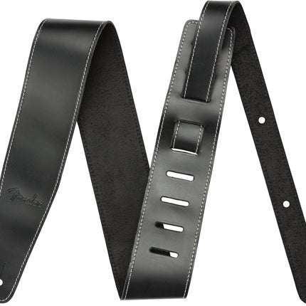 Fender Broken-in Leather Guitar Strap - Black