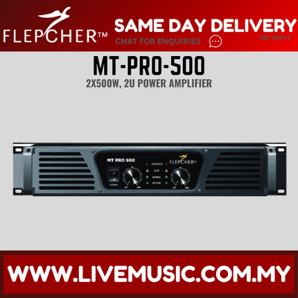 Flepcher MT-PRO-500 Power Amplifier ( MTPRO500 / MT PRO 500 )