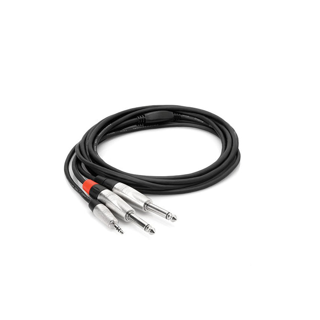 Hosa HMP-010Y Pro Y Cable, 3.5mm TRS to 1/4inch, 10ft (HMP010Y/HMP 010Y)