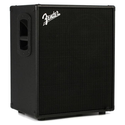 Fender Rumble 210 Cabinet - 700 watts, 2x10" Bass Guitar Cabinet - Black/Black (Rumble-210)