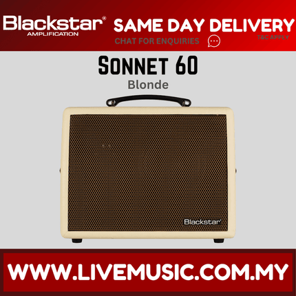 BLACKSTAR SONNET 60 Acoustic Series Amplifier -Blonde (SONNET60)