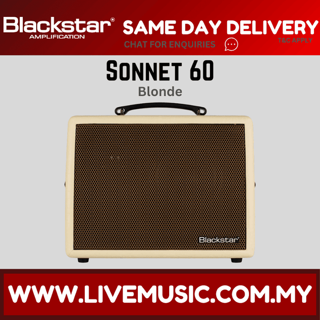 BLACKSTAR SONNET 60 Acoustic Series Amplifier -Blonde (SONNET60)