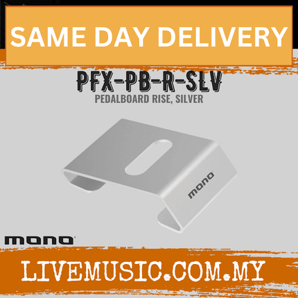 MONO Pedalboard Rise - Silver (PFX-PB-R-SLV)
