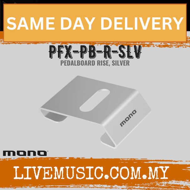 MONO Pedalboard Rise - Silver (PFX-PB-R-SLV)