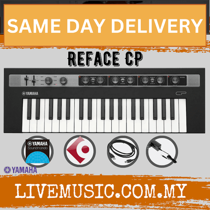 Yamaha Reface CP Mobile Mini Keyboard with SoundMondo, Cubase LE, MIDI Cable and Adapter ( REFACECP )