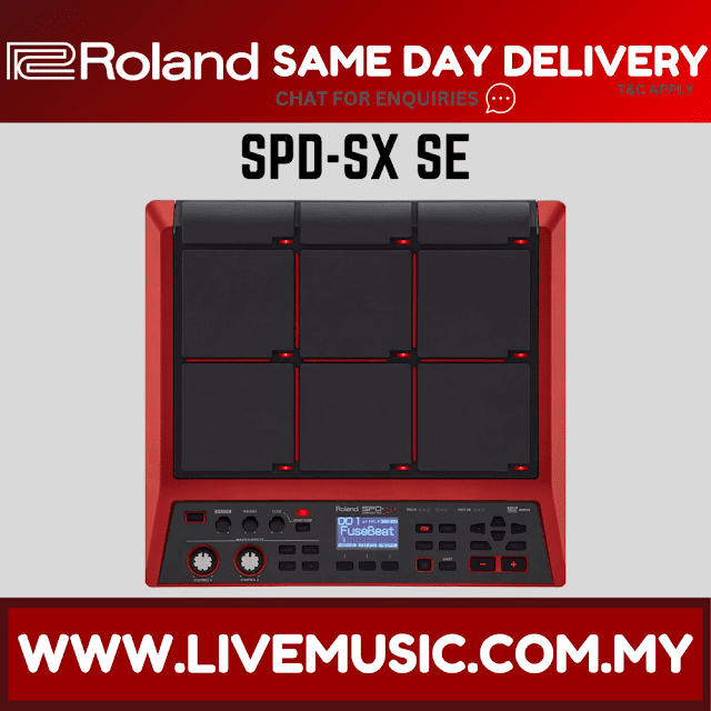 Roland SPD-SX Special Edition Sampling Percussion Pad - Red (SPDSX)