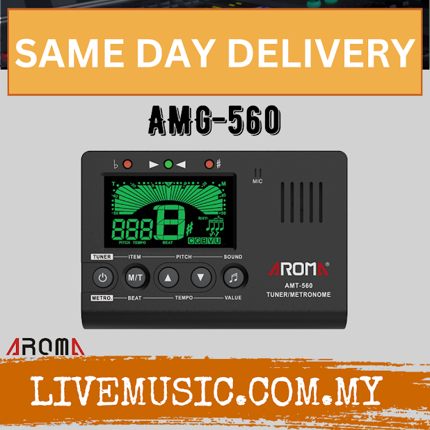 Aroma AMT-560 3 in 1 Metronome, Tuner and Tone Pitch Generator (AMT560 / AMT 560 )