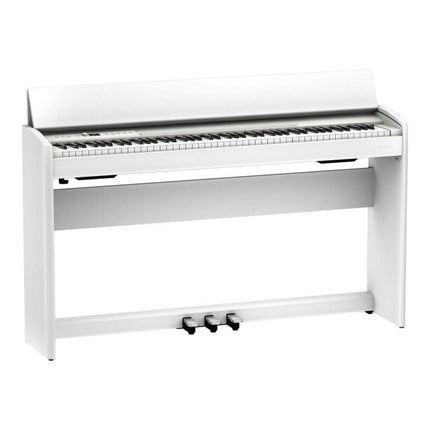 Roland F-701 *NEW MODEL* 88-key Digital Home Piano with RH5 Headphone - White (F701/F 701/RH-5) Replace For F-140R/F140R