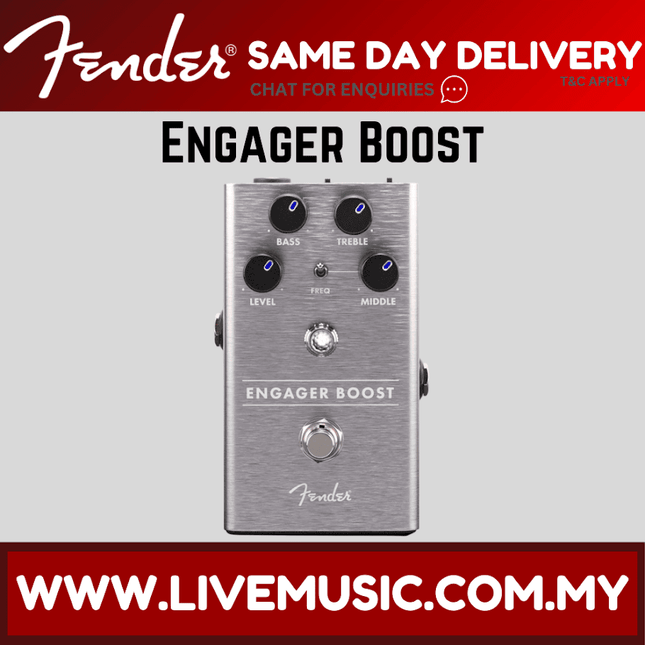 Fender Engager Boost Guitar Effects Pedal