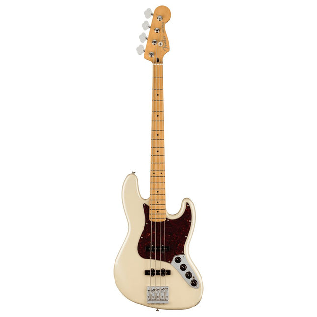 Fender Player Plus Jazz Bass Guitar, Maple Fretboard - Olympic Pearl