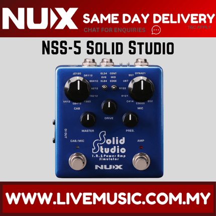 NUX NSS-5 Solid Studio - IR and Power Amp Stimulator (NSS5/NSS 5)