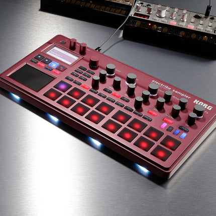 Korg Electribe 2S Sampler Music Production Station Midi Controller - Metallic Red (ELECTRIBE2S/ELECTRIBE-2S)