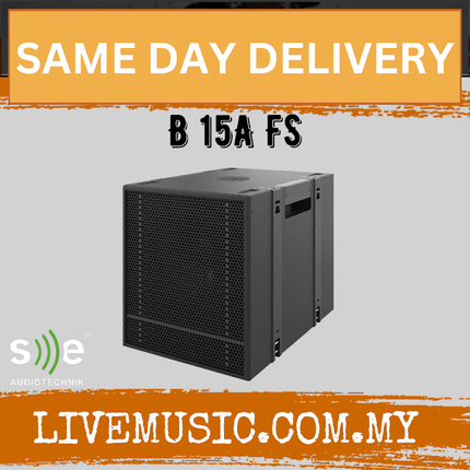 Se Audiotechnik B-Line 15 B 15A FS Subwoofer with DSP And rigging hardware - Black (B15AFS B-15A FS)