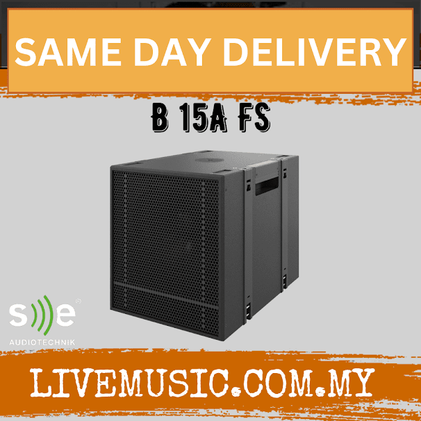 Se Audiotechnik B-Line 15 B 15A FS Subwoofer with DSP And rigging hardware - Black (B15AFS B-15A FS)