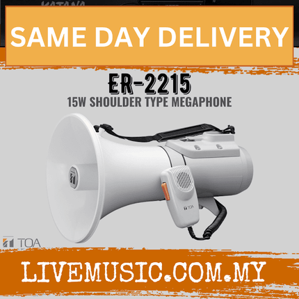 TOA ER-2215 15W Shoulder Type Megaphone ( ER 2215 / ER2215 )