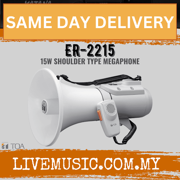 TOA ER-2215 15W Shoulder Type Megaphone ( ER 2215 / ER2215 )