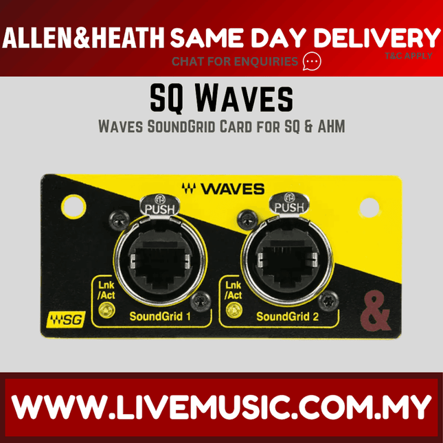 Allen & Heath SQ Waves Audio Interface Module for SQ Series ( SQ-Waves / SQWaves )