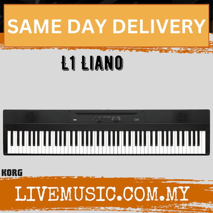Korg L1 Liano 88-Key Portable Digital Piano - Black