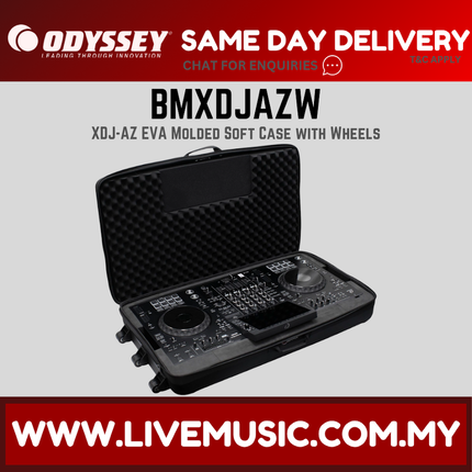 ODYSSEY BMXDJAZW DJ Controller Bag with Wheels for XDJ-AZ ( XDJAZ XDJ AZ )