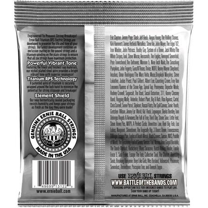 Ernie Ball 3123 Electric Guitar Strings Coated Super Slinky Titanium RPS (9-42/EB3123)