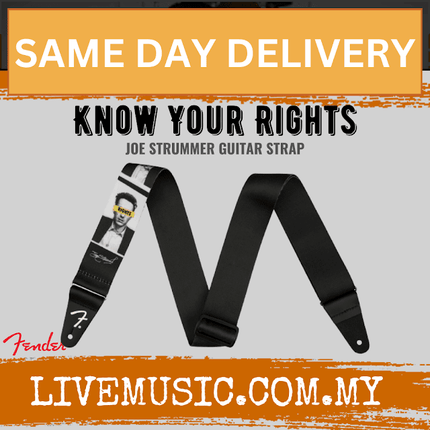 Fender Joe Strummer Know Your Rights Guitar Strap