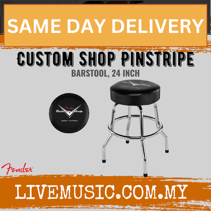 Fender Custom Shop Pinstripe Barstool - 24inch