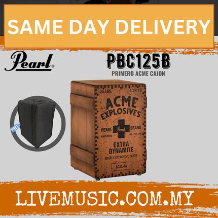 Pearl PBC125B Primero Crate Style Cajon with Bag - Acme (PBC-125B)