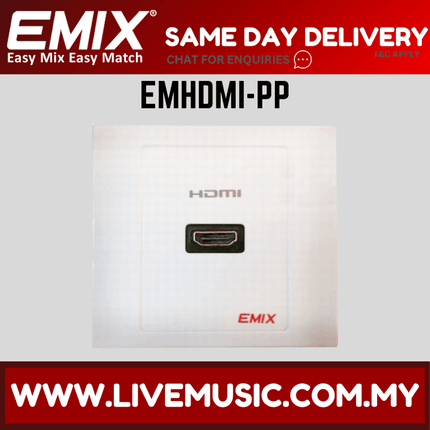 Emix EMHDMI-PP HDMI Femal to Female Join Panel ( EMHDMI PP / EMHDMIPP )