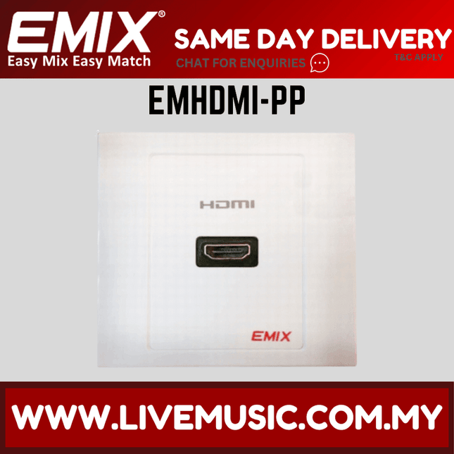 Emix EMHDMI-PP HDMI Femal to Female Join Panel ( EMHDMI PP / EMHDMIPP )