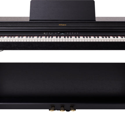 Roland RP-701 88-key Digital Piano with Stand, Bench, Headphone & Adaptor - Contemporary Black Finish ( RP701/RP 701)