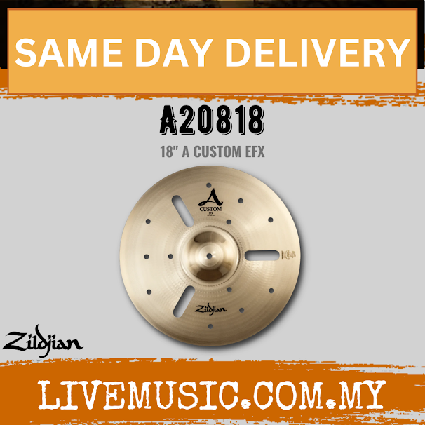 Zildjian 18" A Series Custom EFX Crash Cymbal (A20818)