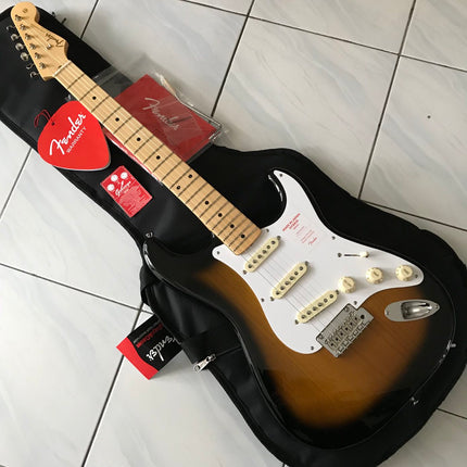 Fender Japan Heritage 50s Stratocaster Electric Guitar, Maple Fretboard - 2-Tone Sunburst