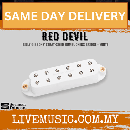 Seymour Duncan Red Devil Bridge Stratocaster Pickup, White