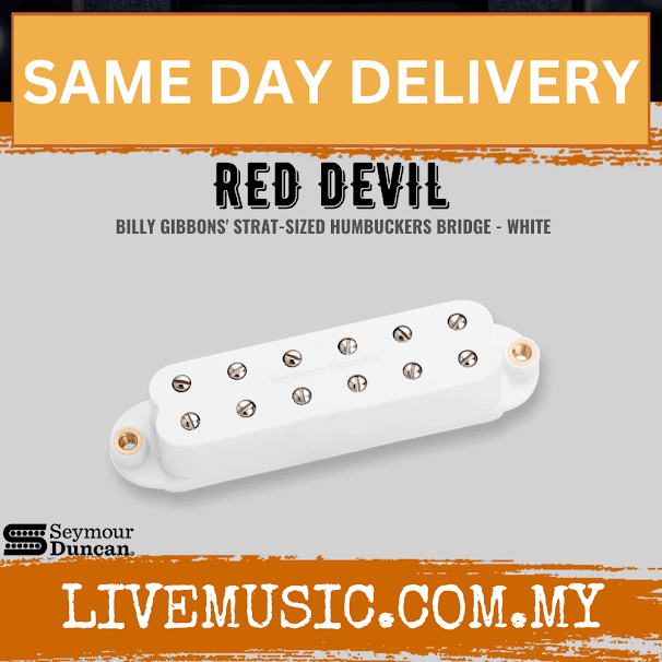Seymour Duncan Red Devil Bridge Stratocaster Pickup, White