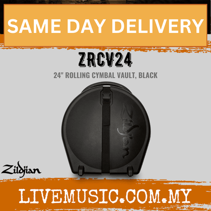 Zildjian ZRCV24 24″ Rolling Cymbal Vault-Black ( ZRCV 24 / ZRCV-24 )