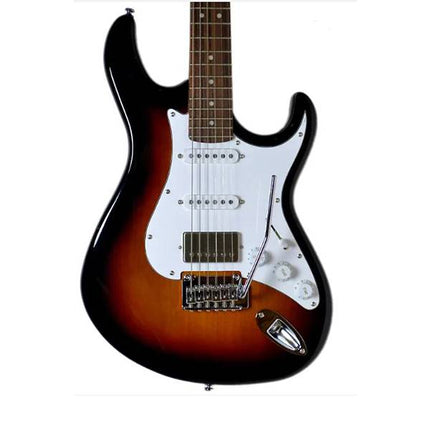 Cort G260CS Electric Guitar Pau Ferro Fretboard with Gig Bag - 3-Tone Sunburst (G-260CS/G 260CS)
