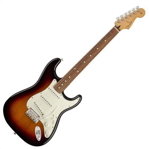 Fender Player Stratocaster Electric Guitar, Pau Ferro Fretboard -  3 Tone Sunburst
