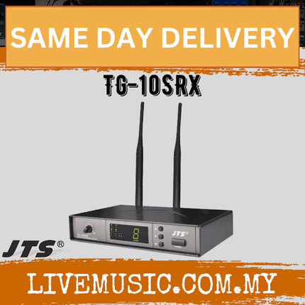 JTS TG-10SRX Tour Guide UHF PLL Stationary Receiver (TG10SRX TG 10SRX)