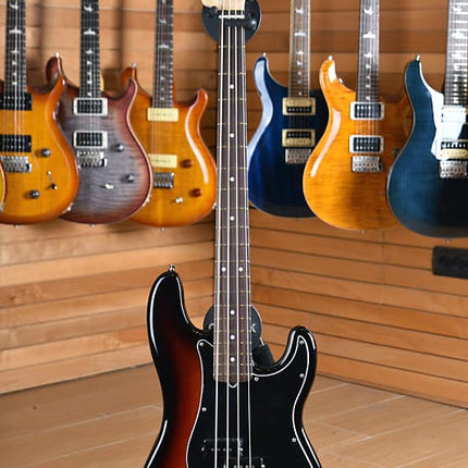 Fender American Performer Precision Bass Guitar, Rosewood Fretboard with Case - 3-Tone Sunburst