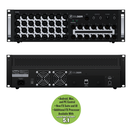 Mackie DL32R - 32 Channel Wireless Digital Live Sound Mixer (DL 32R/DL-32R)