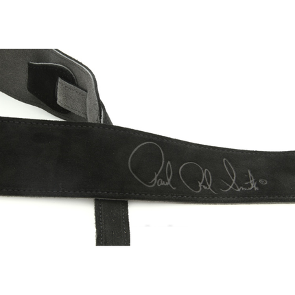 PRS Embossed Signature Suede Guitar Strap - Black