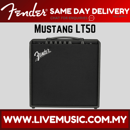 Fender Mustang LT50 Guitar Combo Amplifier (LT-50/LT 50)