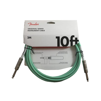 Fender Original Series Instrument Cable, 10ft - Seafoam Green