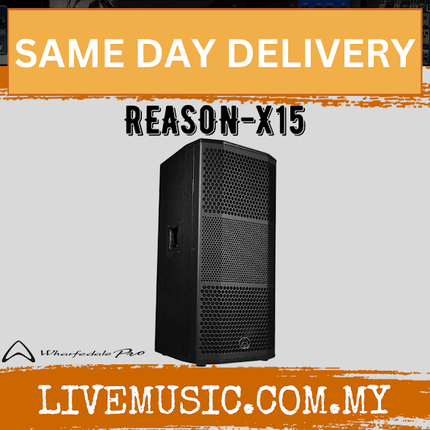 WHARFEDALE PRO REASON-X15 Series 600 Watts RMS 15" 3-Way Passive Loudspeaker (REASON X15/REASONX15)