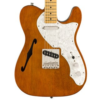 Squier Classic Vibe 60s Telecaster Thinline Electric Guitar, Maple Fretboard - Natural
